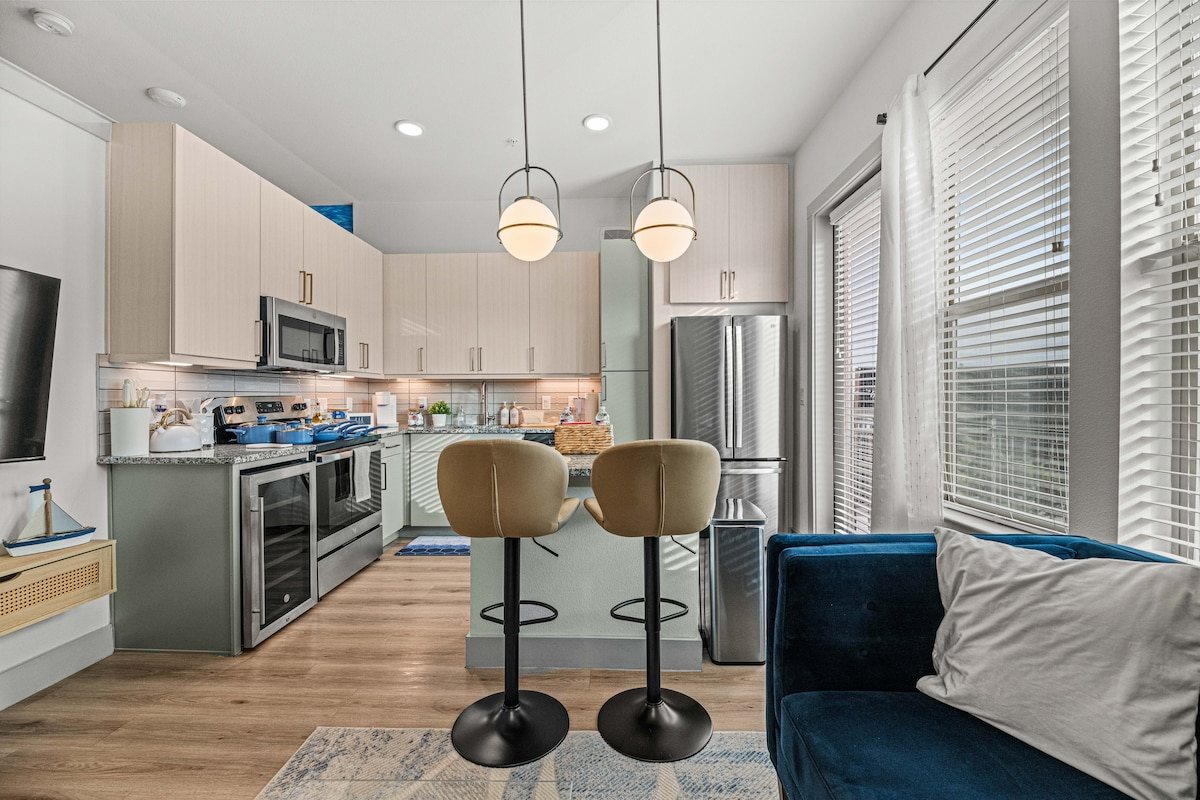 Kitchen and workspace